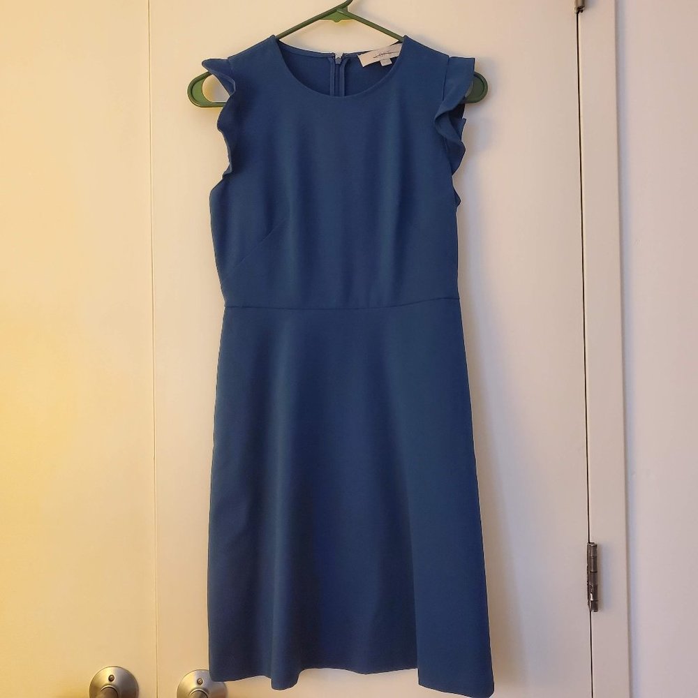 Loft Ruffled Sleeveless Dress - Size 00P